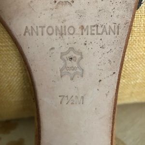 Sandales Antonio Melani Marron - Taille 10 US Femme - Neuf Sans Boîte, Cuir Classe